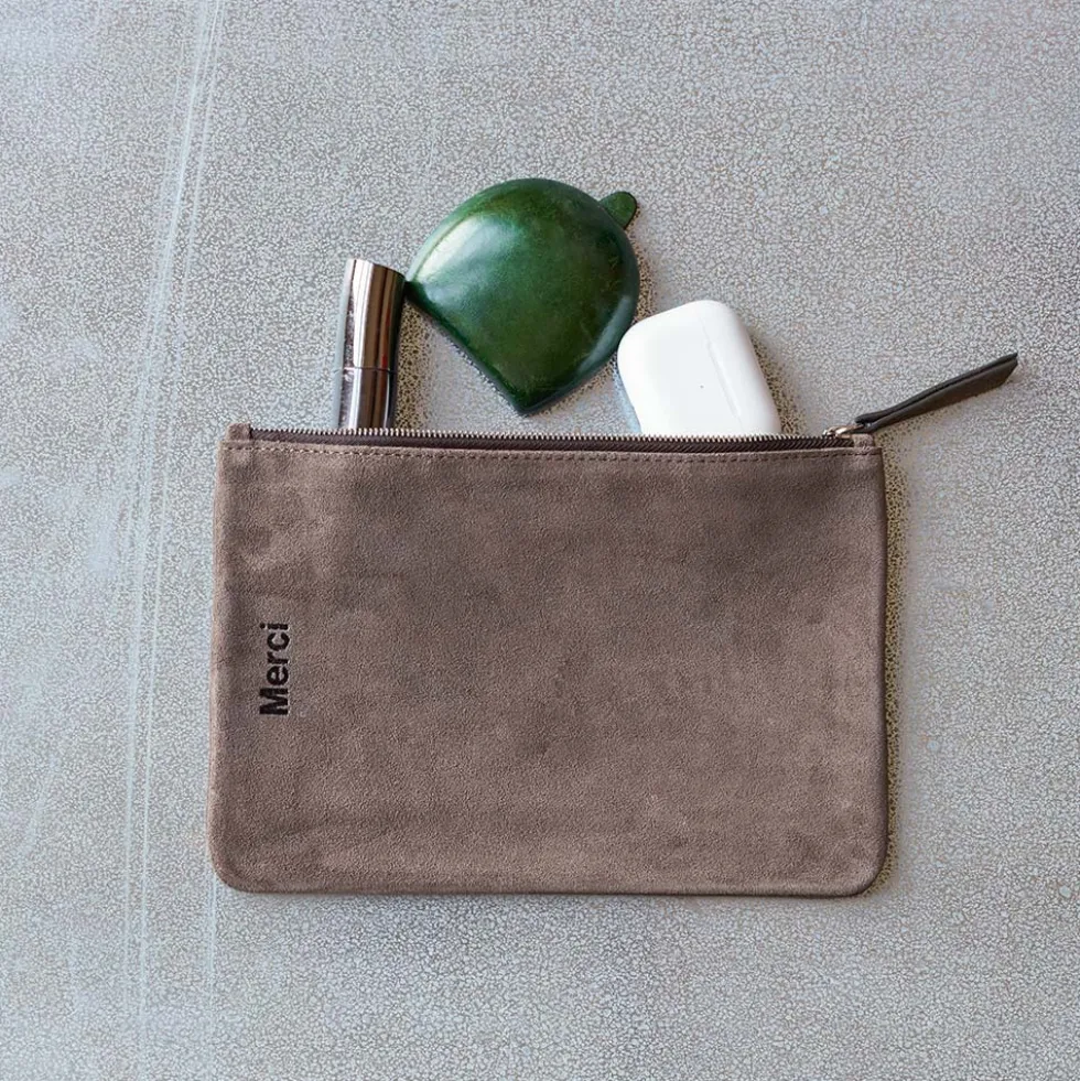 Merci - Pochette en daim - Saloon