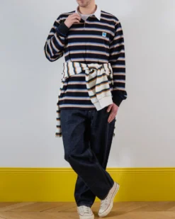 Merci - Polo Caden Stripes - Noir