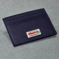 Merci - Porte Carte Plat - Marine