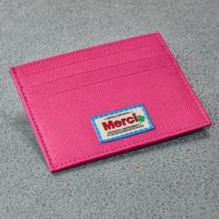 Merci - Porte Carte Plat - Rose