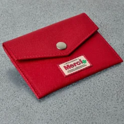 Merci - Porte Carte à Rabat - Rouge