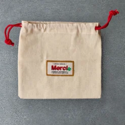 Merci - Porte Feuille Zip - Marine
