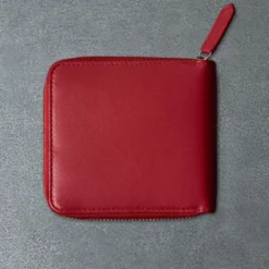 Merci - Porte Feuille Zip - Rouge