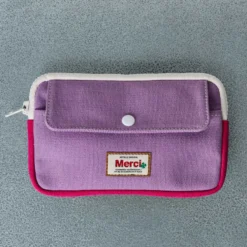 Merci - Porte Monnaie Candide - Lila & Fuchsia