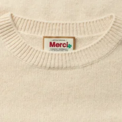 Merci - Pull Charlotte - Blanc Cassé