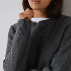 Merci - Pull Charlotte - Gris foncé