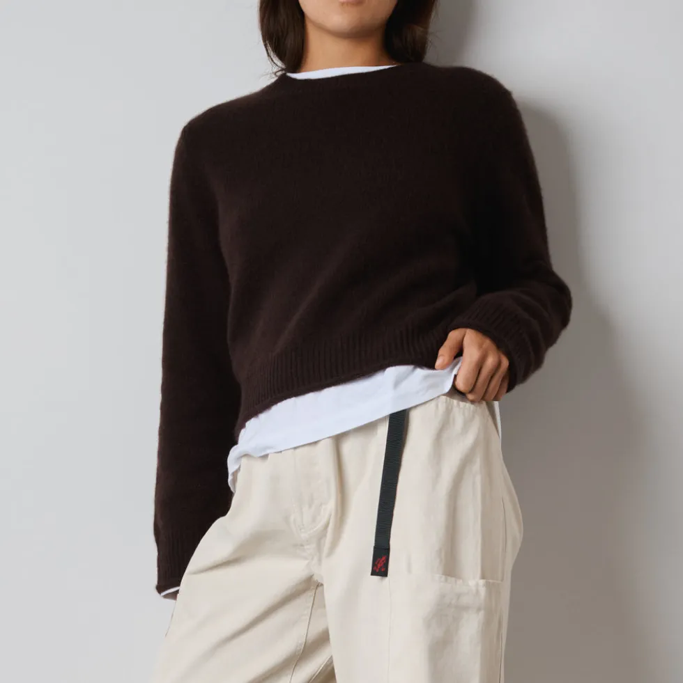 Merci - Pull Charlotte - Marron Foncé