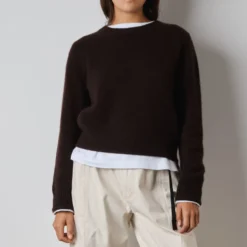 Merci - Pull Charlotte - Marron Foncé
