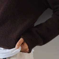 Merci - Pull Charlotte - Marron Foncé