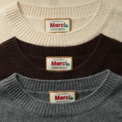 Merci - Pull Charlotte - Marron Foncé