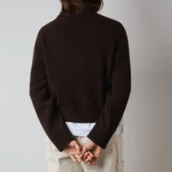 Merci - Pull Charlotte - Marron Foncé