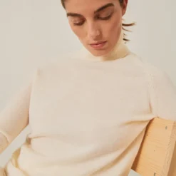 Merci - Pull en cachemire - Alix Écru