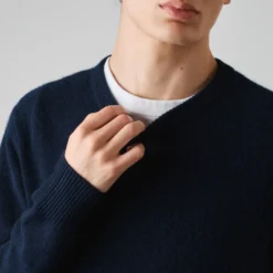 Merci - Pull en cachemire Claudio - Marine