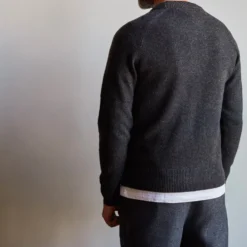 Merci - Pull Sweat Man en cachemire - Charbon