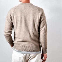 Merci - Pull Sweat Man en cachemire - Sable