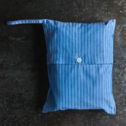 Merci - Pyjama en Coton - Rayures Doubles Bleu
