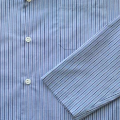 Merci - Pyjama en Coton - Rayures Triples Bleu