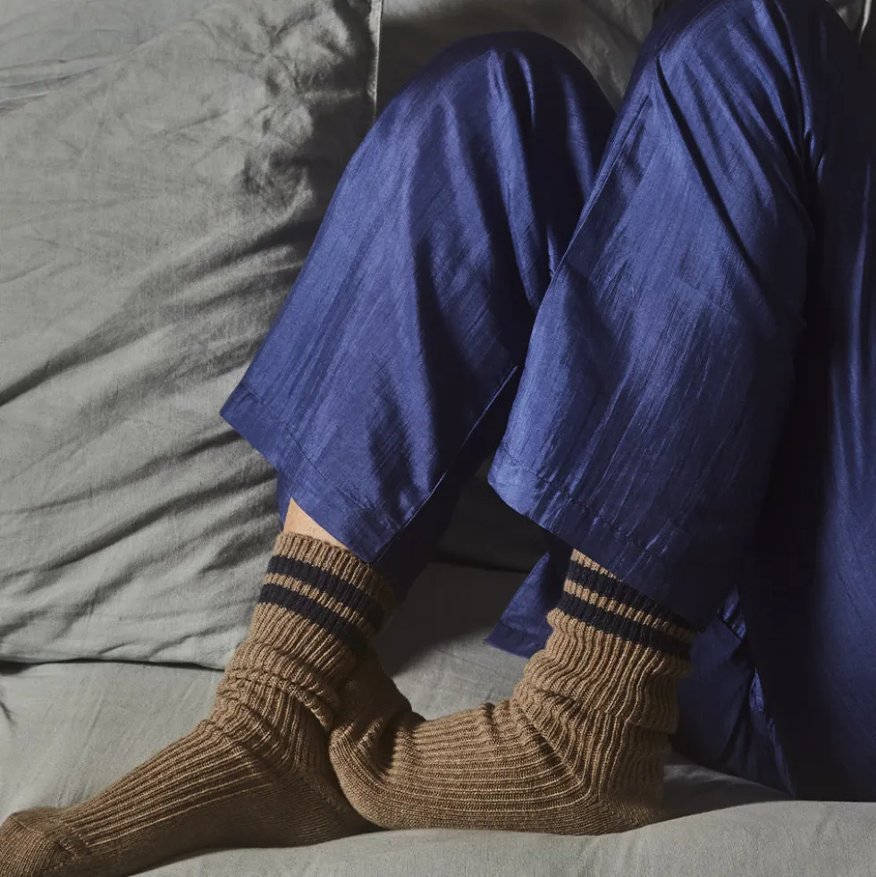Merci - Pyjama en Soie - Bleu