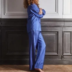 Merci - Pyjama en Soie - Bleu