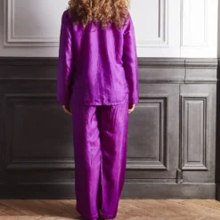 Merci - Pyjama en Soie - Violet