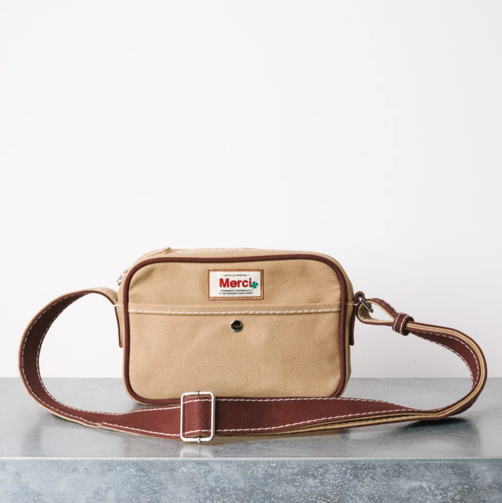 Merci - Sac Candide Reporter - Marron