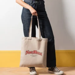 Merci - Sac Tote Bag Gothique Non Merci - Rouge