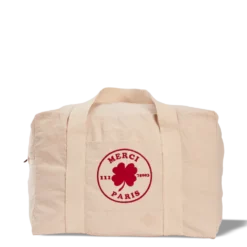 Merci - Sac Weekender 2 en canvas - Naturel