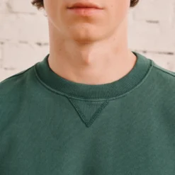 Merci - Sweat Dorian Bicolore - Vert & Vert Clair