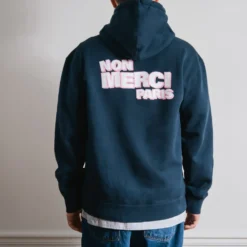 Merci - Sweat Non Merci - Marine