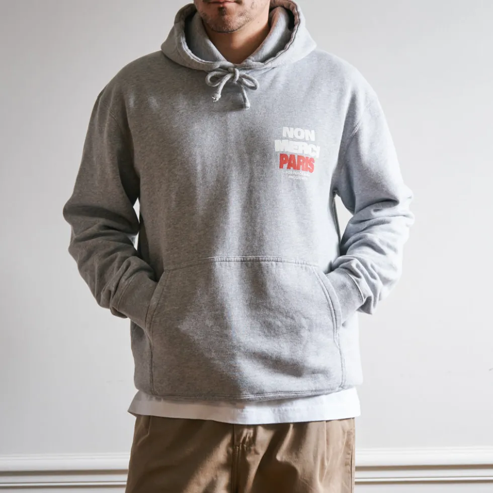 Merci - Sweat Paix Non Merci - Gris