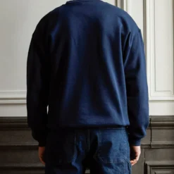 Merci - Sweat unisexe Non Merci "Rive Gauche" - Bleu Marine