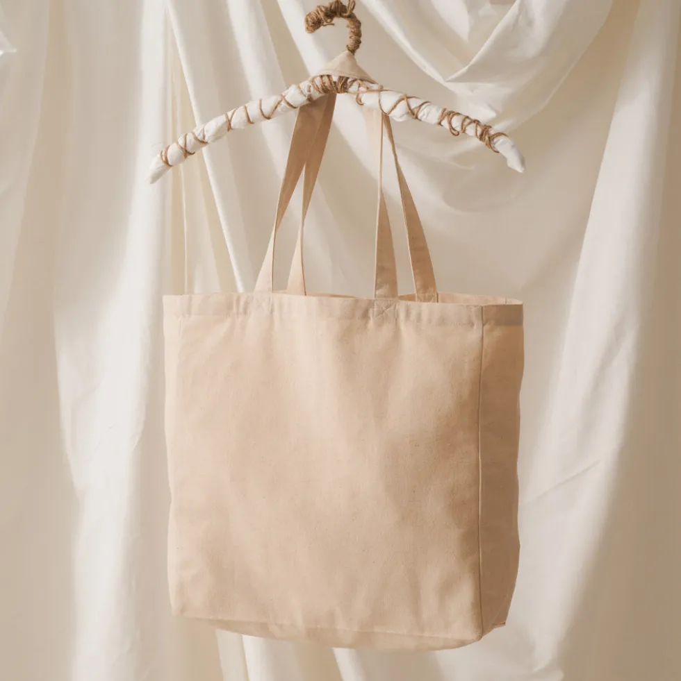 Merci - Tote Bag en Coton - Blanc