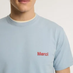 Merci - T-shirt Aurelien - Bleu Clair