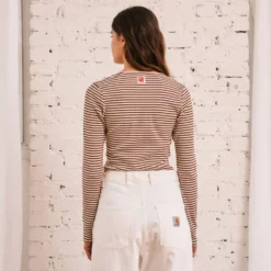 Merci - T-shirt Carla - Marron