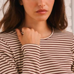 Merci - T-shirt Carla - Marron