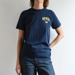 Merci - T-Shirt College Non Merci - Bleu