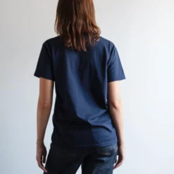 Merci - T-Shirt College Non Merci - Bleu