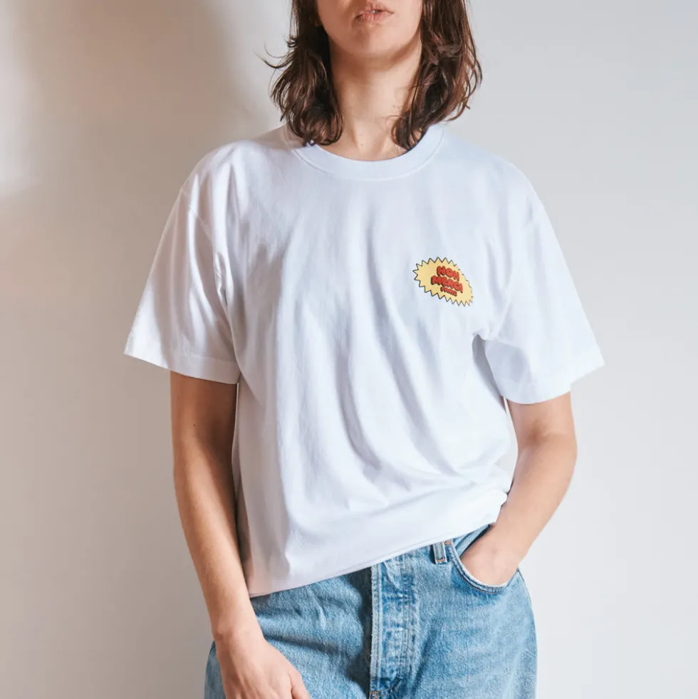 Merci - T-Shirt Enfant Non Merci Beavies - Blanc