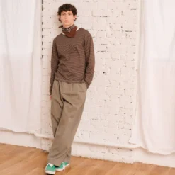 Merci - T-Shirt Julian - Marron & Beige
