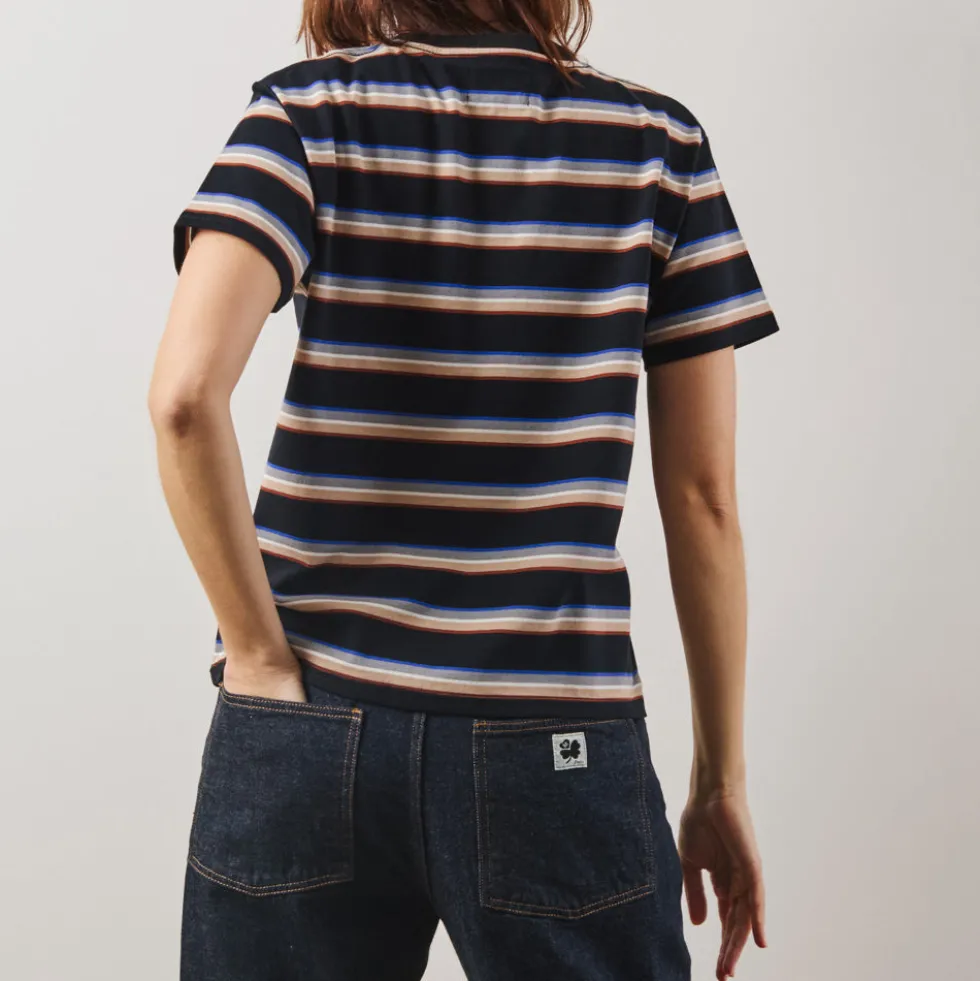 Merci - T-Shirt Lola Stripes - Noir