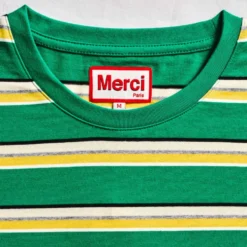 Merci - T-Shirt Lola Stripes - Vert
