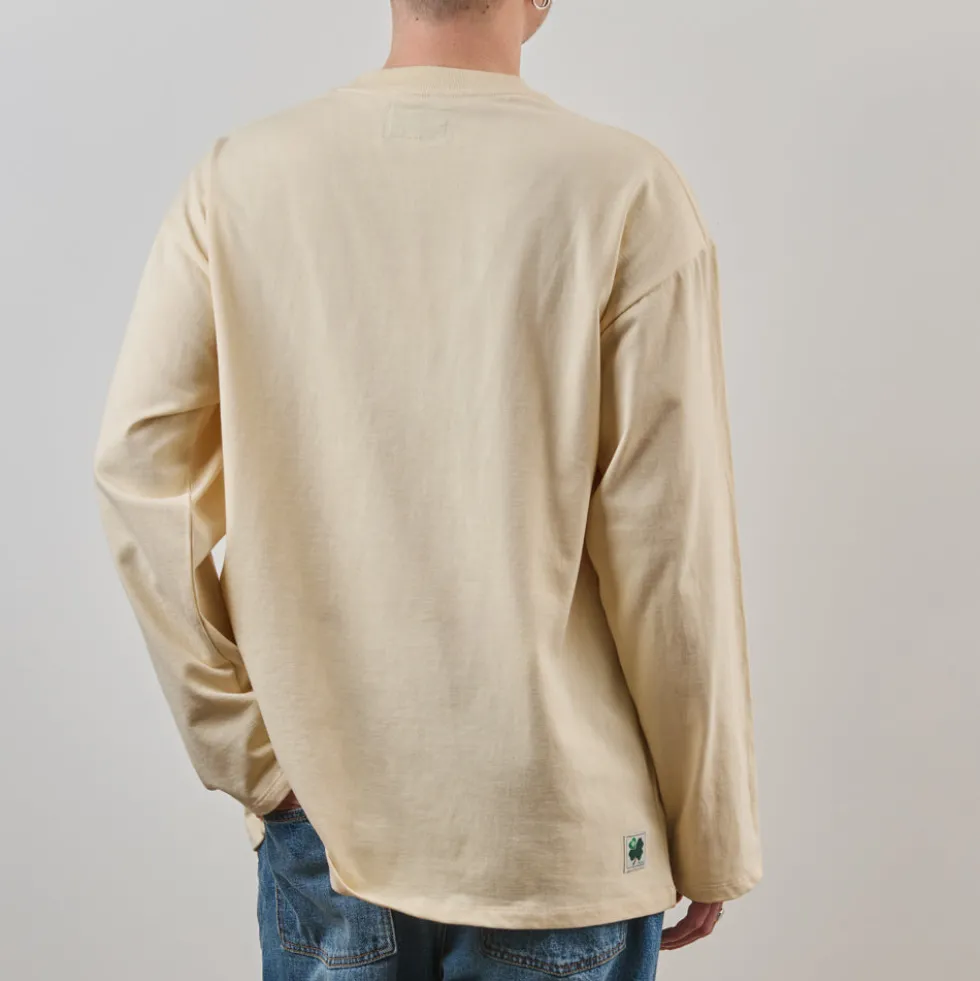 Merci - T-Shirt Ls Aurelien - Beige