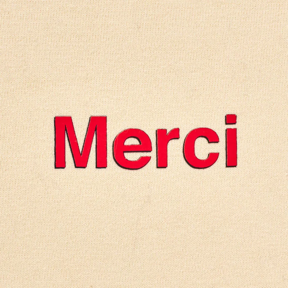 Merci - T-Shirt Ls Aurelien - Beige