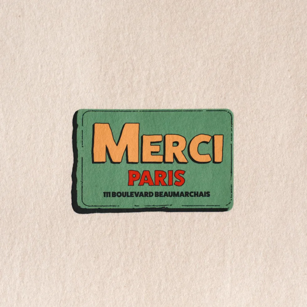 Merci - T-shirt MC Conserve Merci - Ecru
