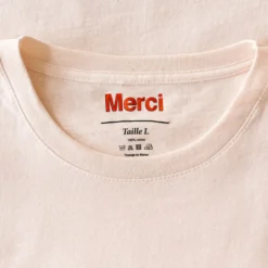 Merci - T-shirt MC Conserve Merci - Ecru