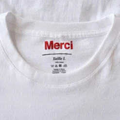 Merci - T-shirt MC I Love Merci - Blanc