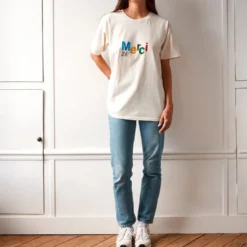 Merci - T-Shirt Merci 24' - Ecru