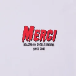 Merci - T-shirt ML Roasted - Blanc