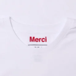 Merci - T-shirt ML Roasted - Blanc