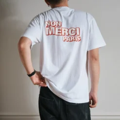 Merci - T-Shirt Non Merci - Blanc